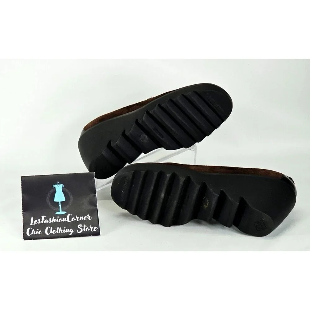 Donald J Pliner Women's Dark Brown Platform Wedges Size 8.5 506 - Picture 8 of 13